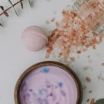 Pink and White Round Ornament