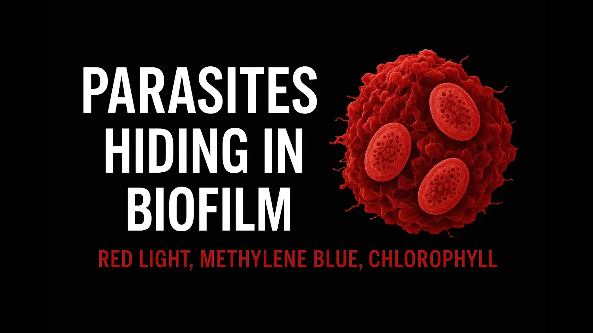 Parasite Cleanse & Biofilm Detox Protocol — Red Light, Chlorophyll & Methylene Blue